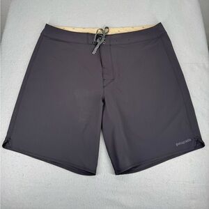 Patagonia Hydropeak Stretch Board Shorts Swim Trunks Size 40 Lightweight
